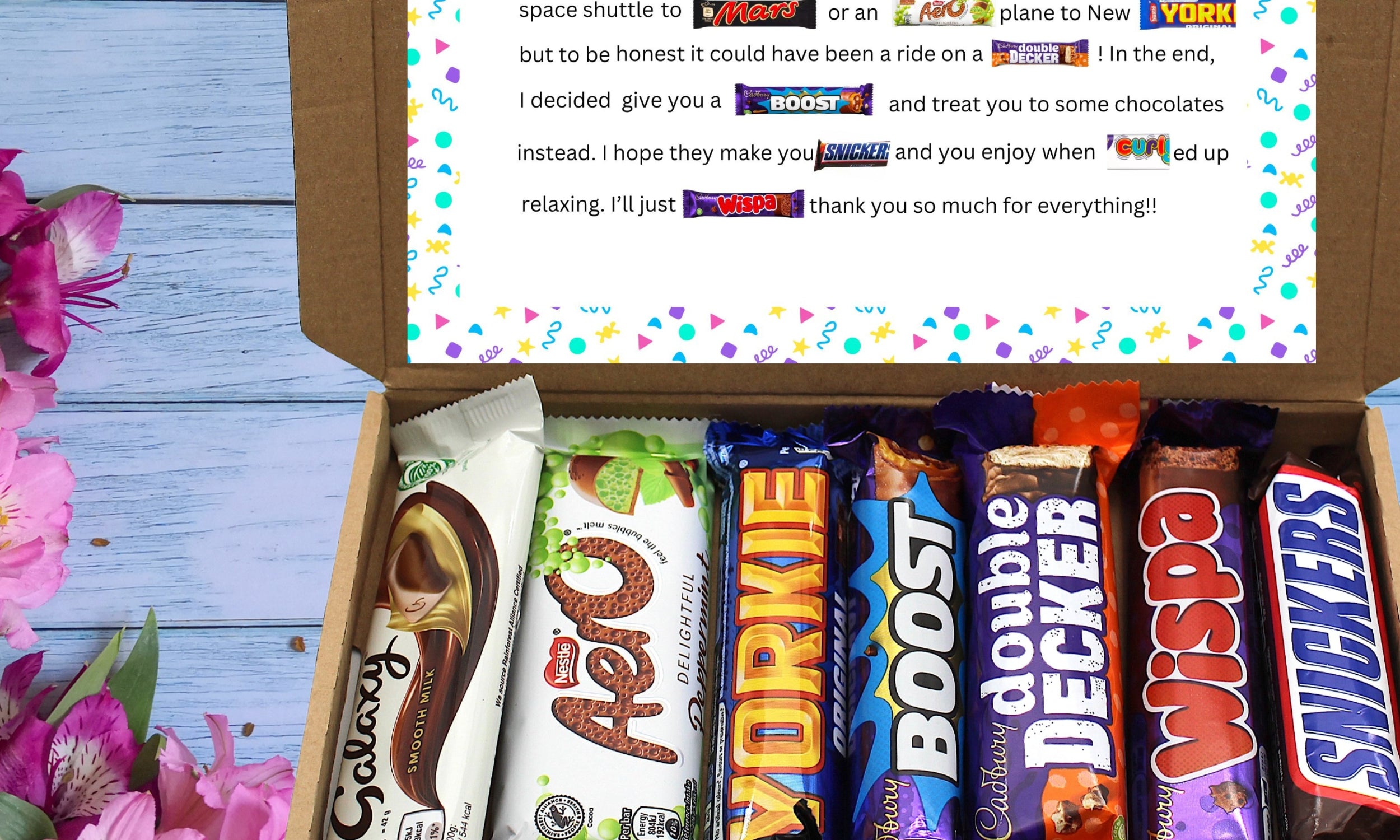 Teacher Thank you chocolate poem ox 