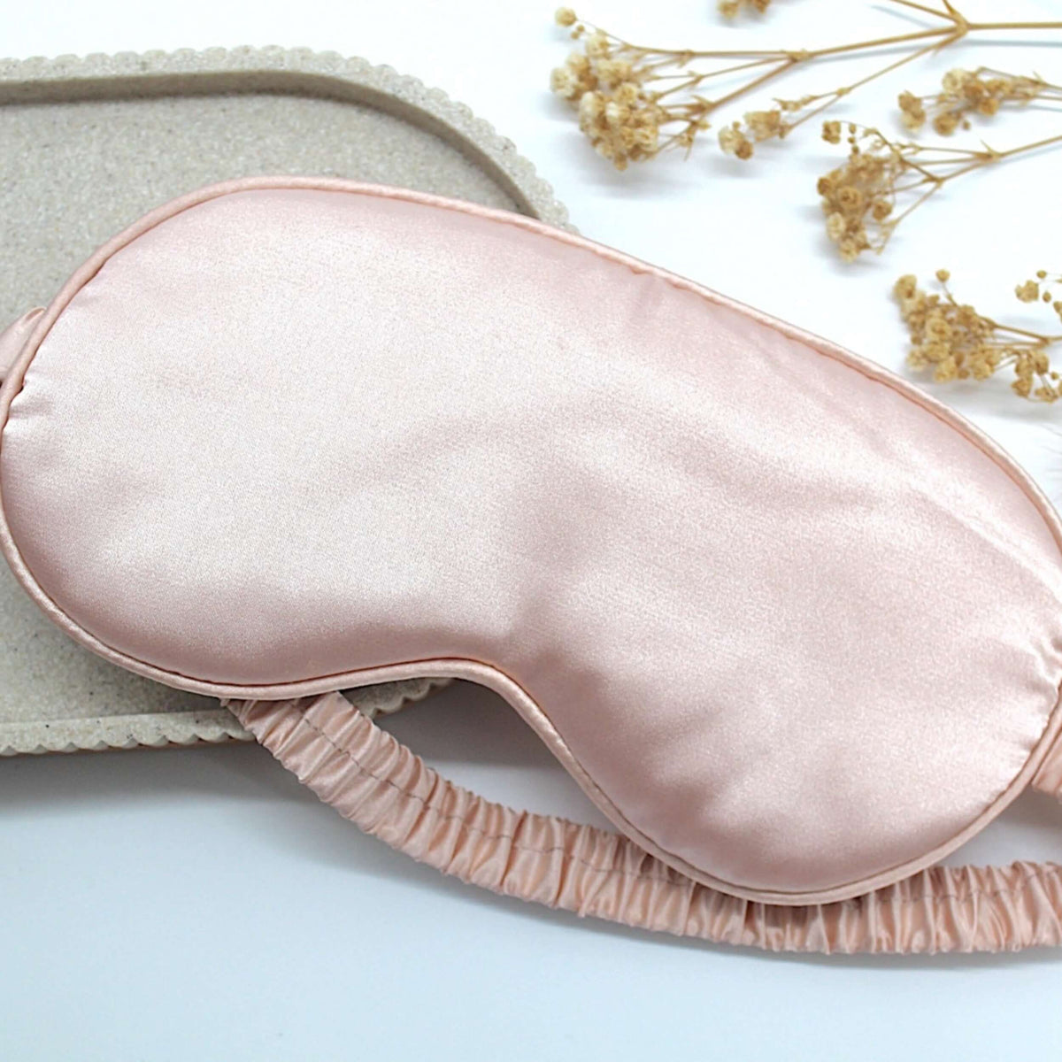 Pink satin sleep mask, build your own gift box 