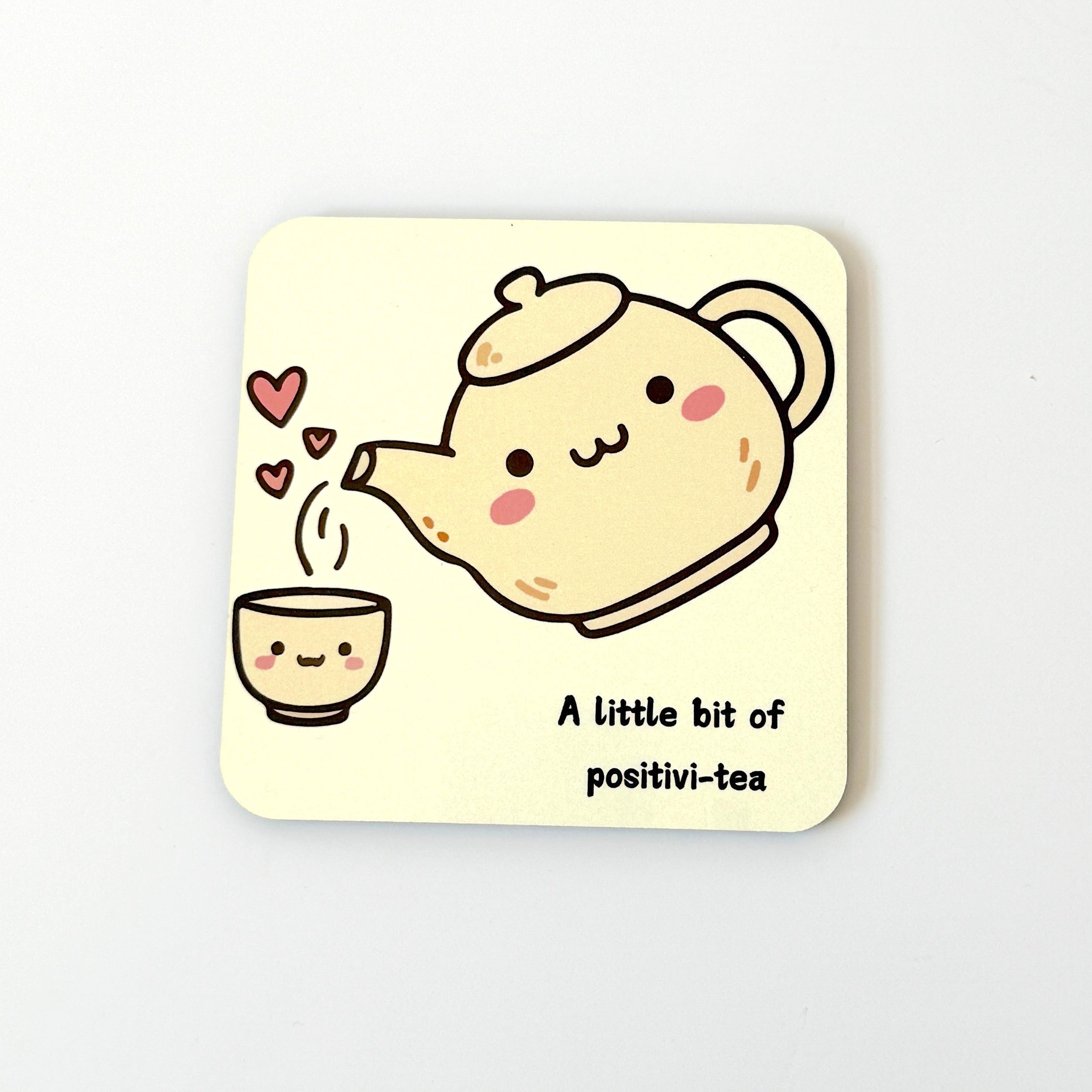 Positivi-tea coaster 