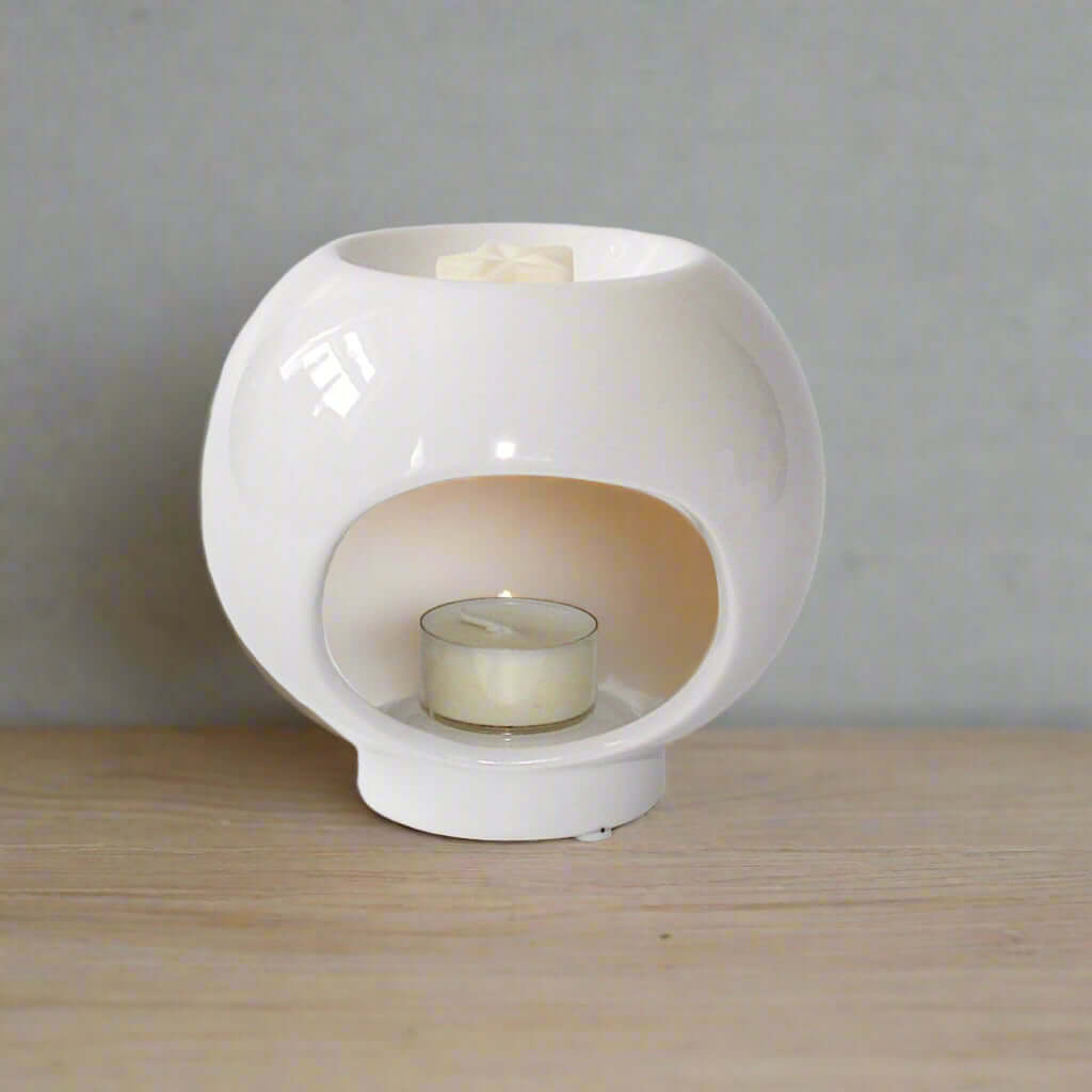 Prague Wax Burner White