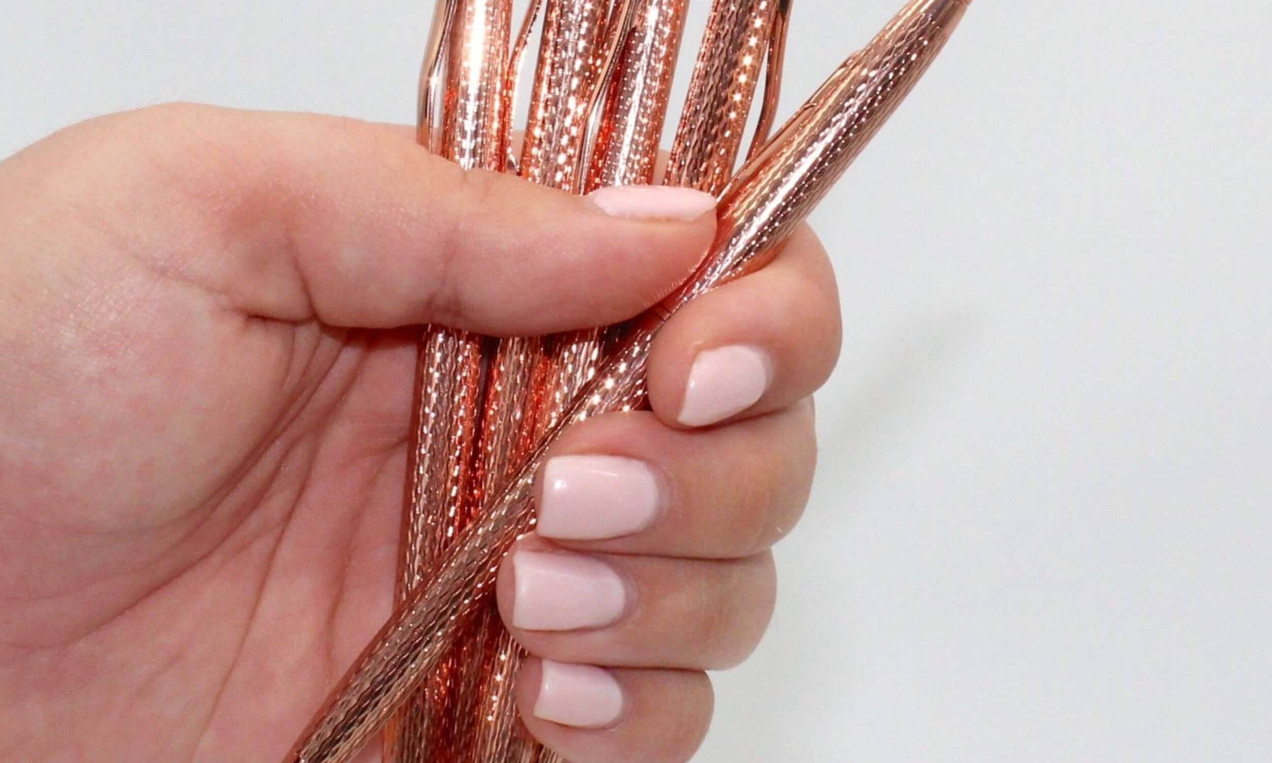 Rose Gold Metal Slim Twist Ballpoint Pen- build your own gift box
