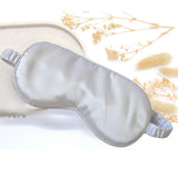 Satin white sleep mask