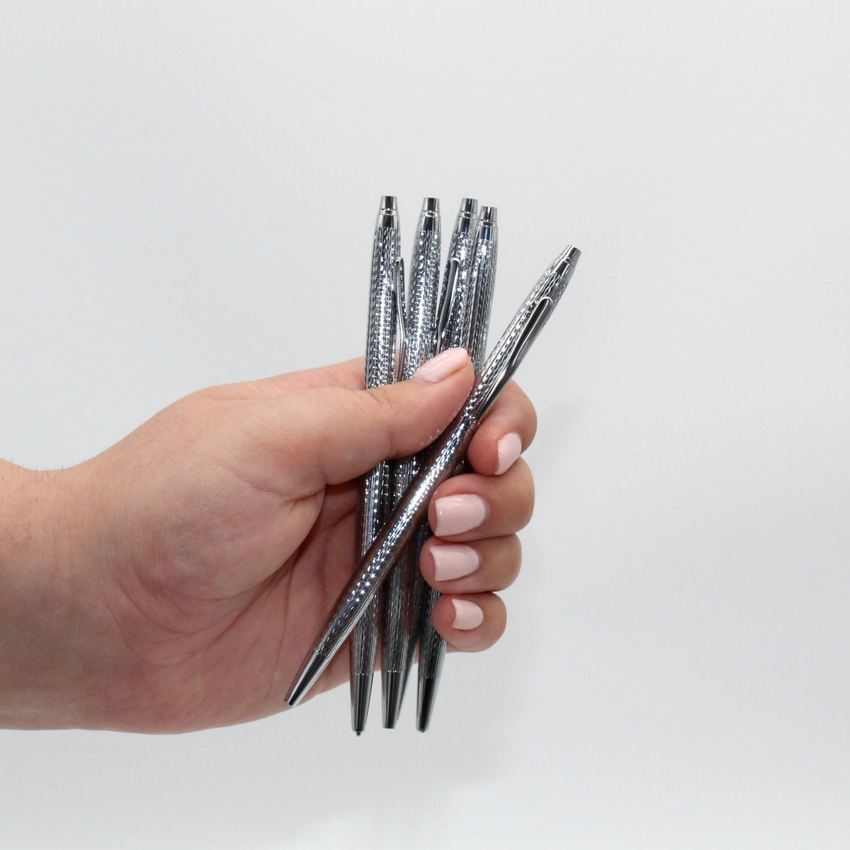 Silver Metal Slim Ballpoint Pen build your own gift box