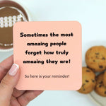 Amazing person coaster, build your own gift box 