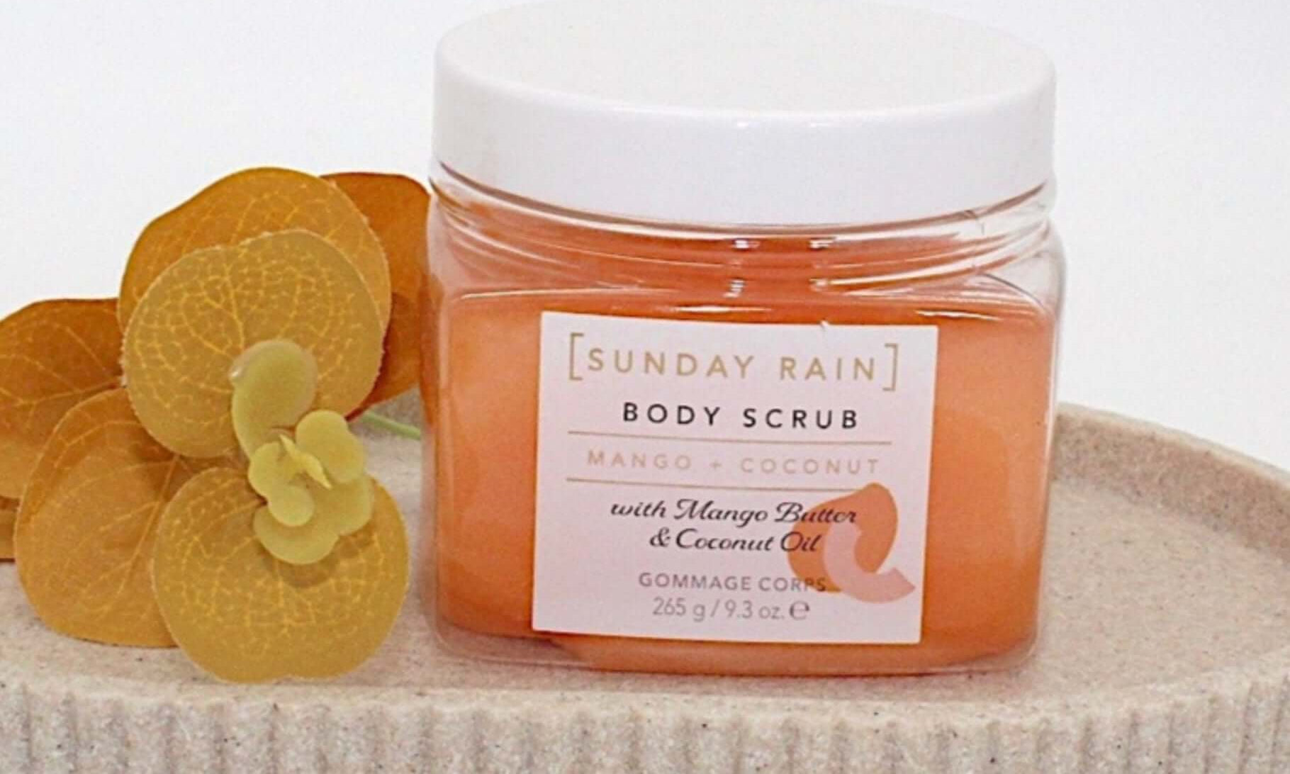 Sunday Rain Mango Butter and Coconut Oil  Body scrub. Build your own gift box. 