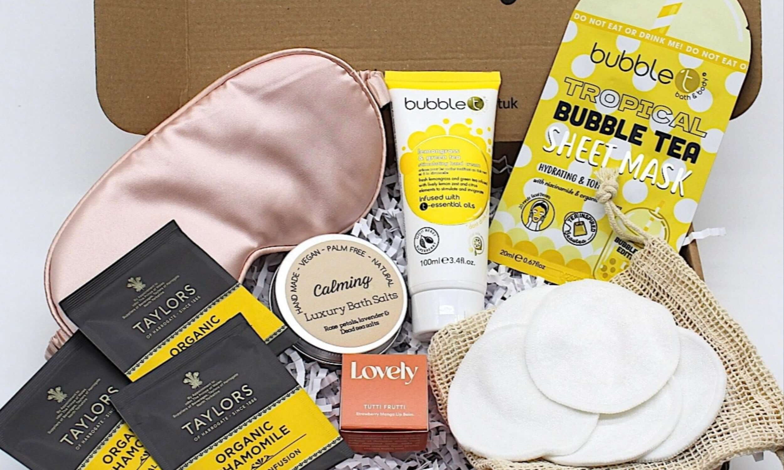 Sunshine self  care relaxing pamper box 