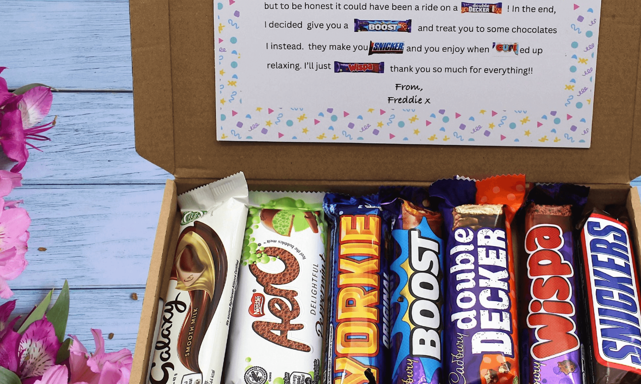Chocolate Poem Thank You Gift Box 