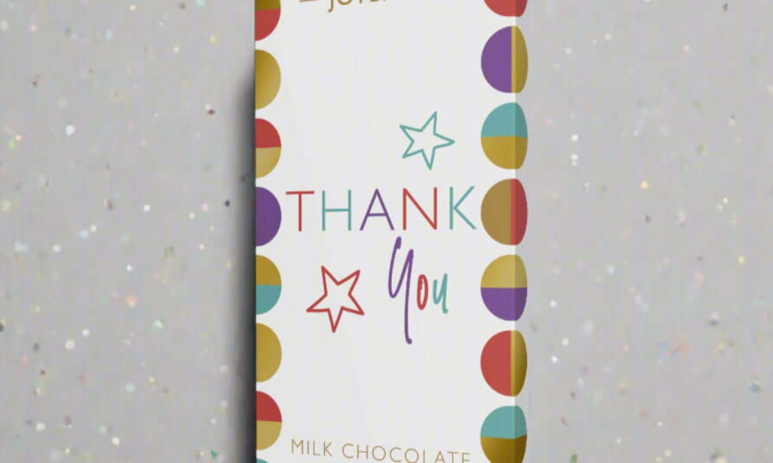 Thank you chocolate bar, send your thanks with our thank you chocolate bar 