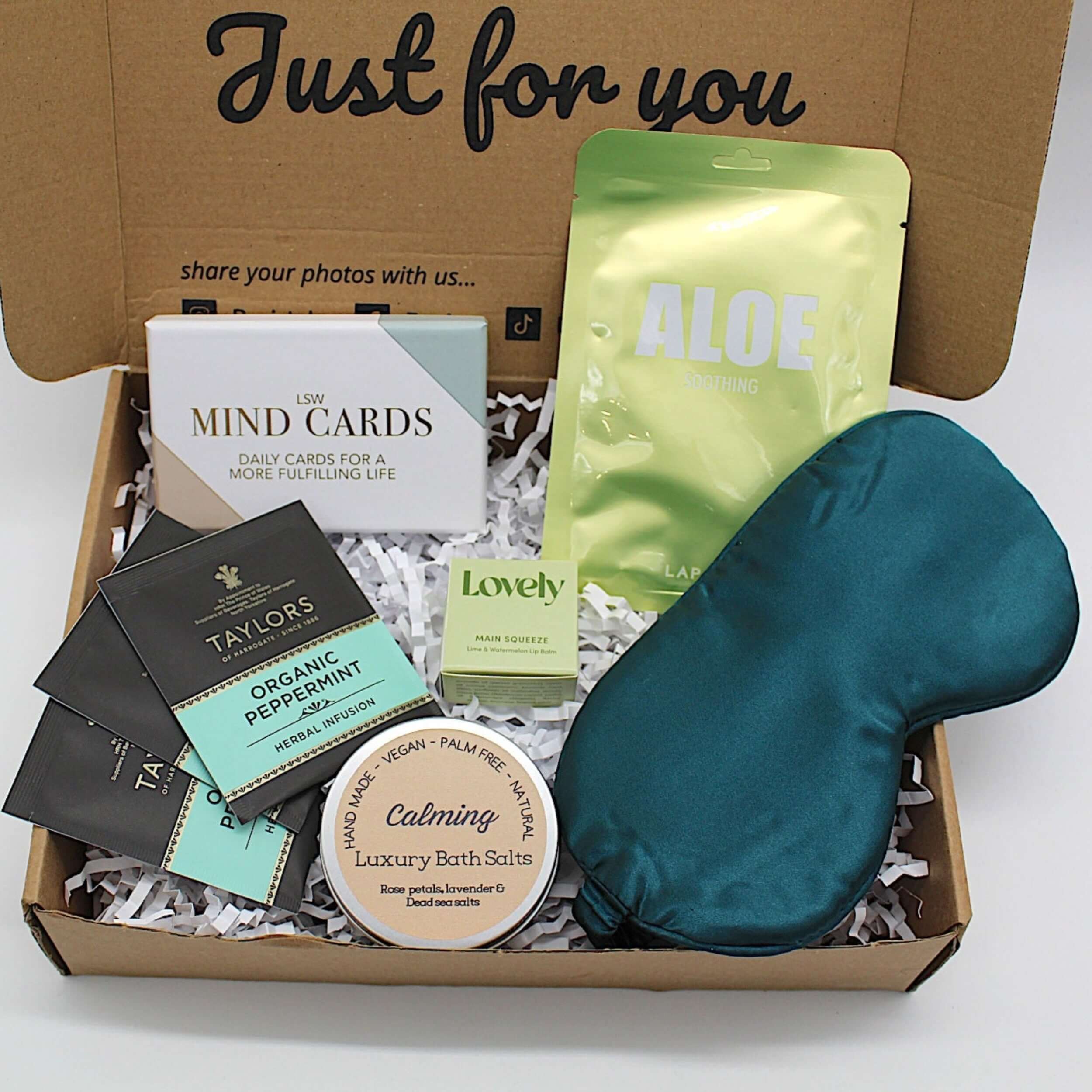 Affirmation Mind Cards for mindset and relaxing evening body care 