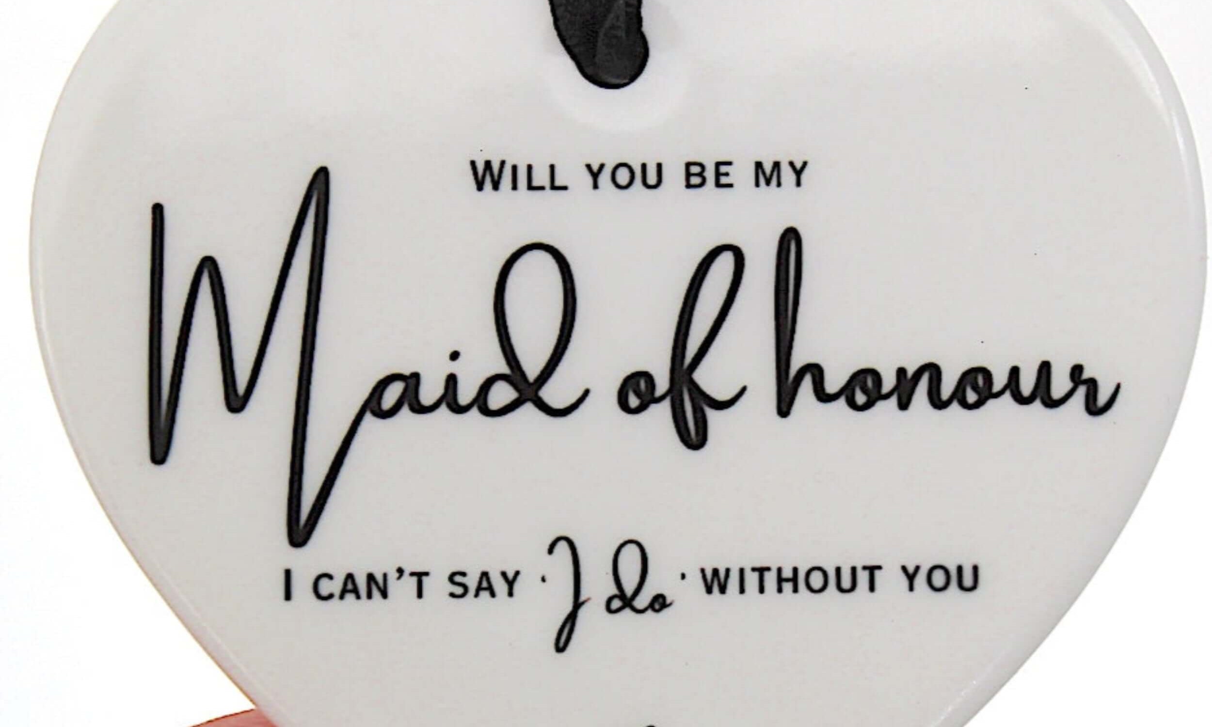 Will you be my made of Honour keepsake, Bride squad proposal 