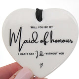 Will you be my made of Honour keepsake, Bride squad proposal 