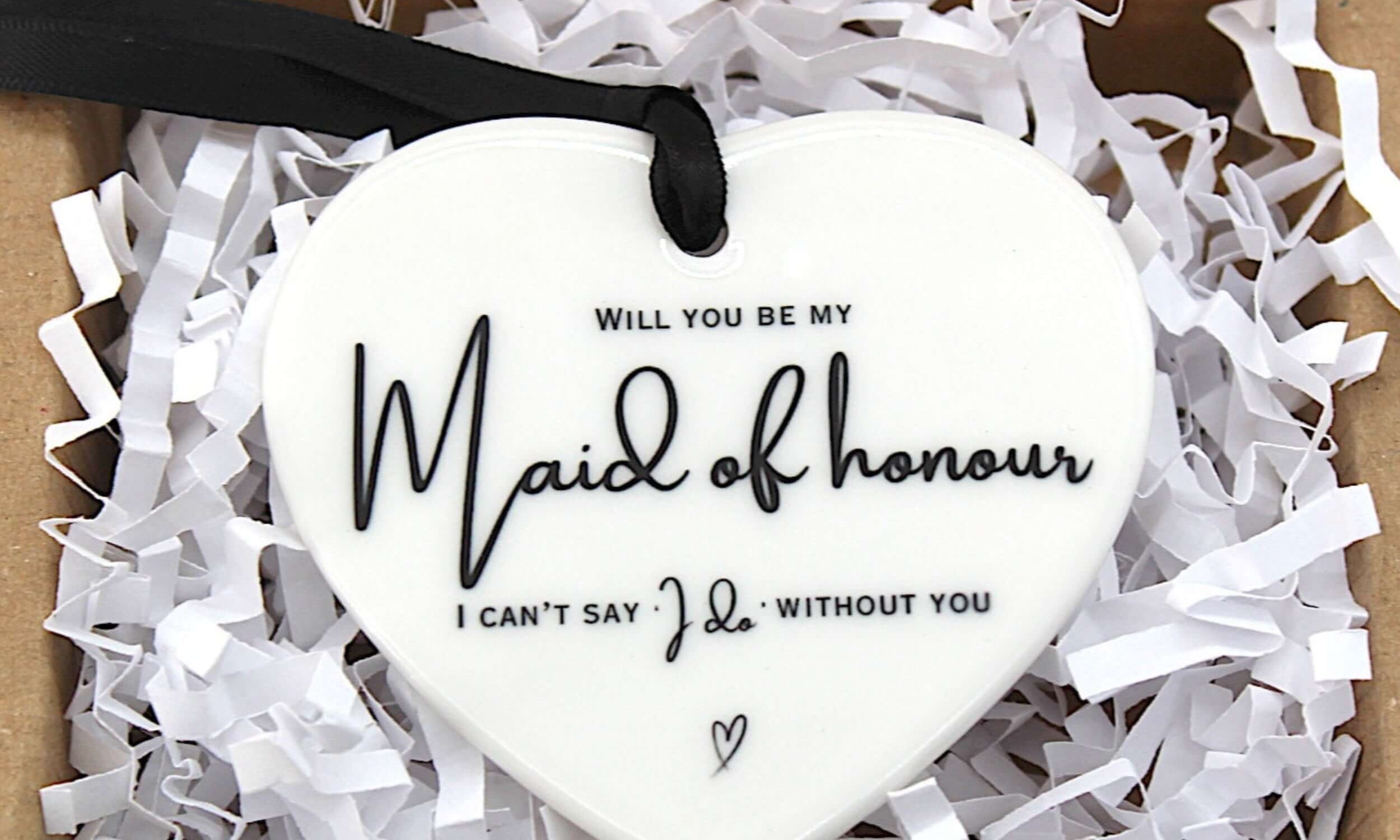 Will you be my maid of honour proposal keepsake