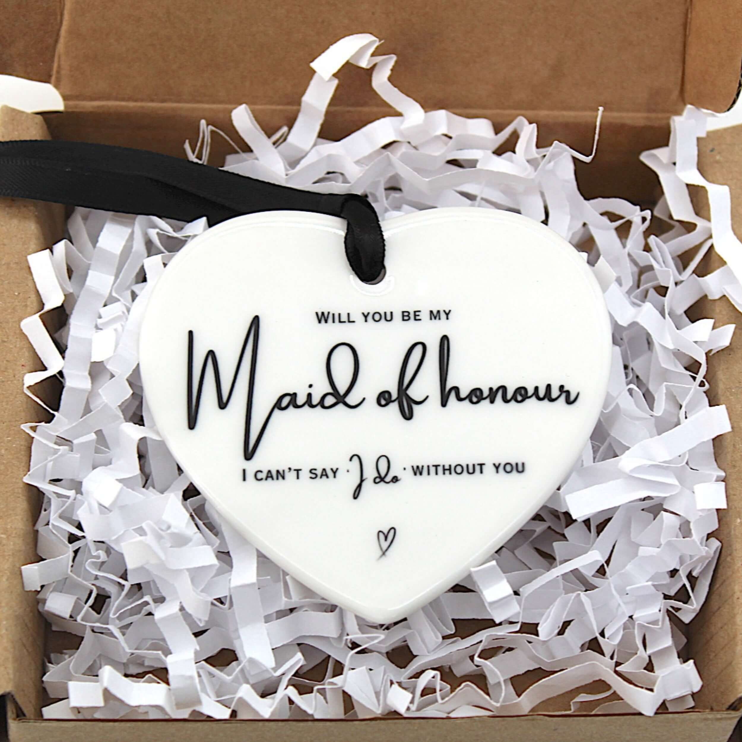 Will you be my maid of honour proposal keepsake