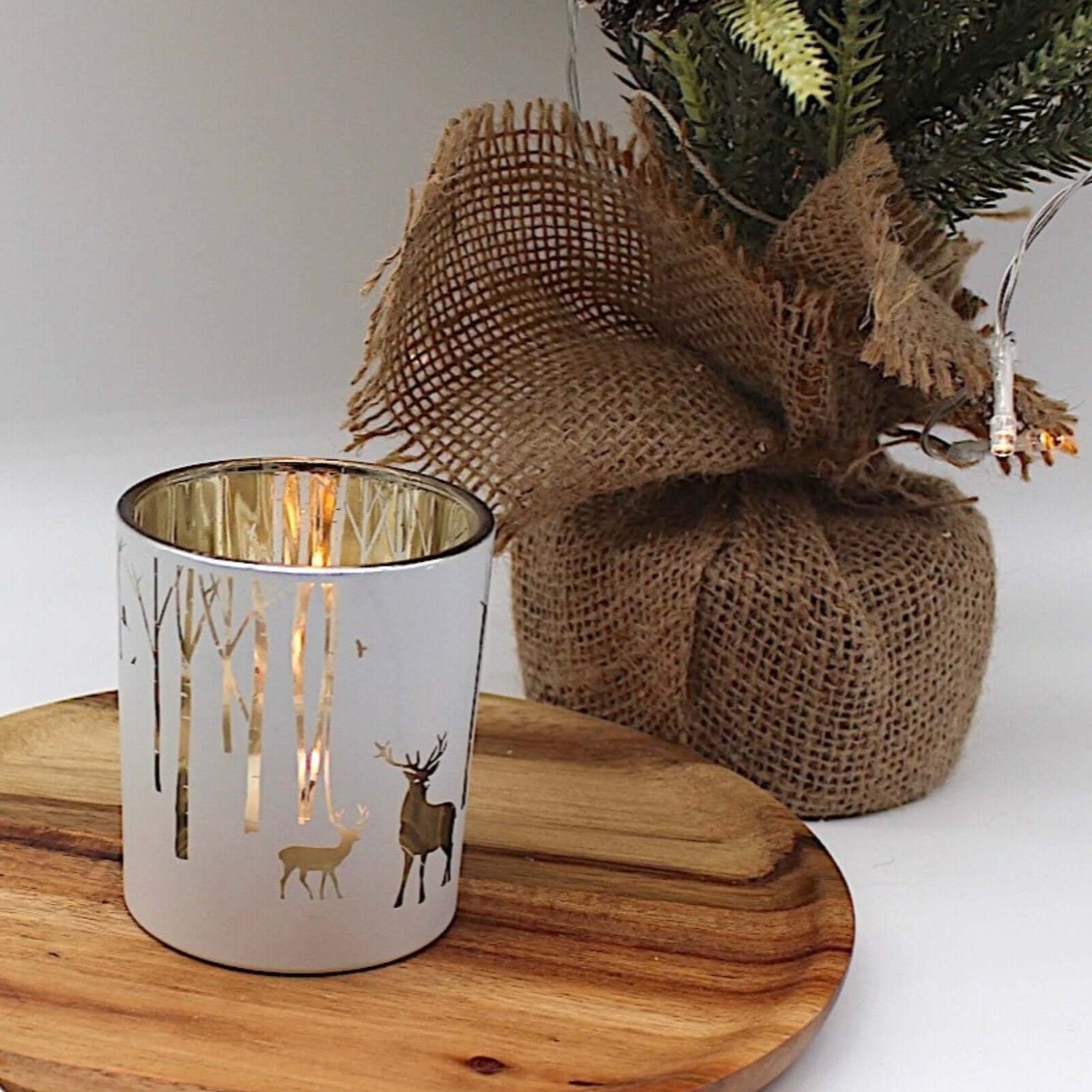 Festive tea light holder 