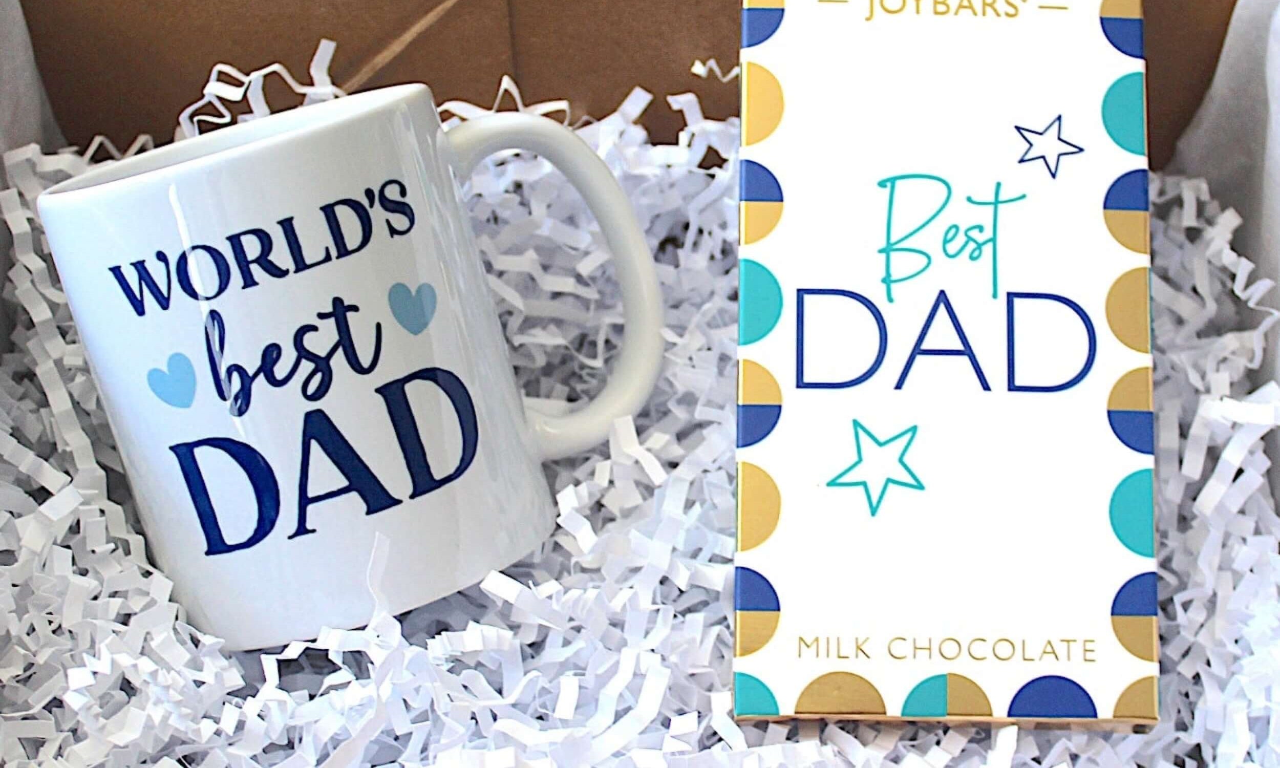 World's best dad Mug and chocolate set