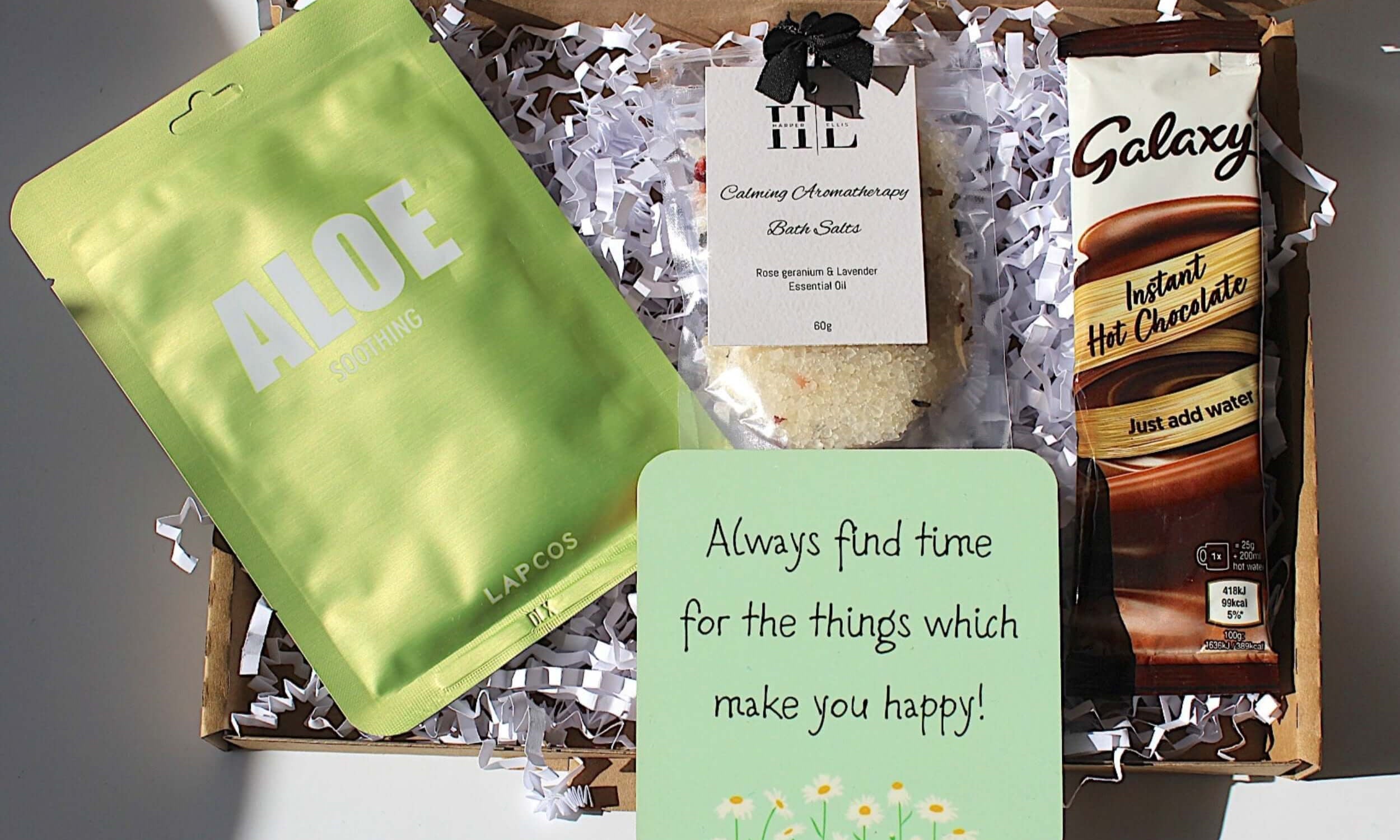 Always find time for the thing which matter mini letterbox treats. Perfect to let them know you are thinking of them. 