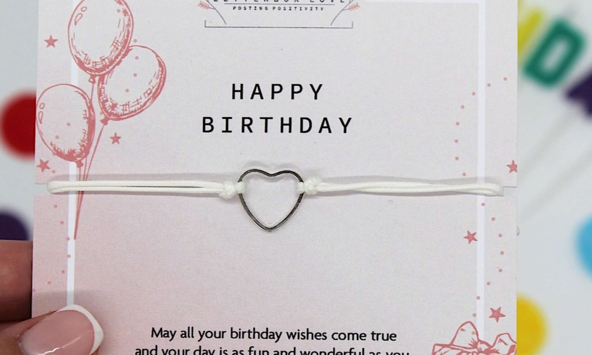 Birthday bracelet, build your own gift box 