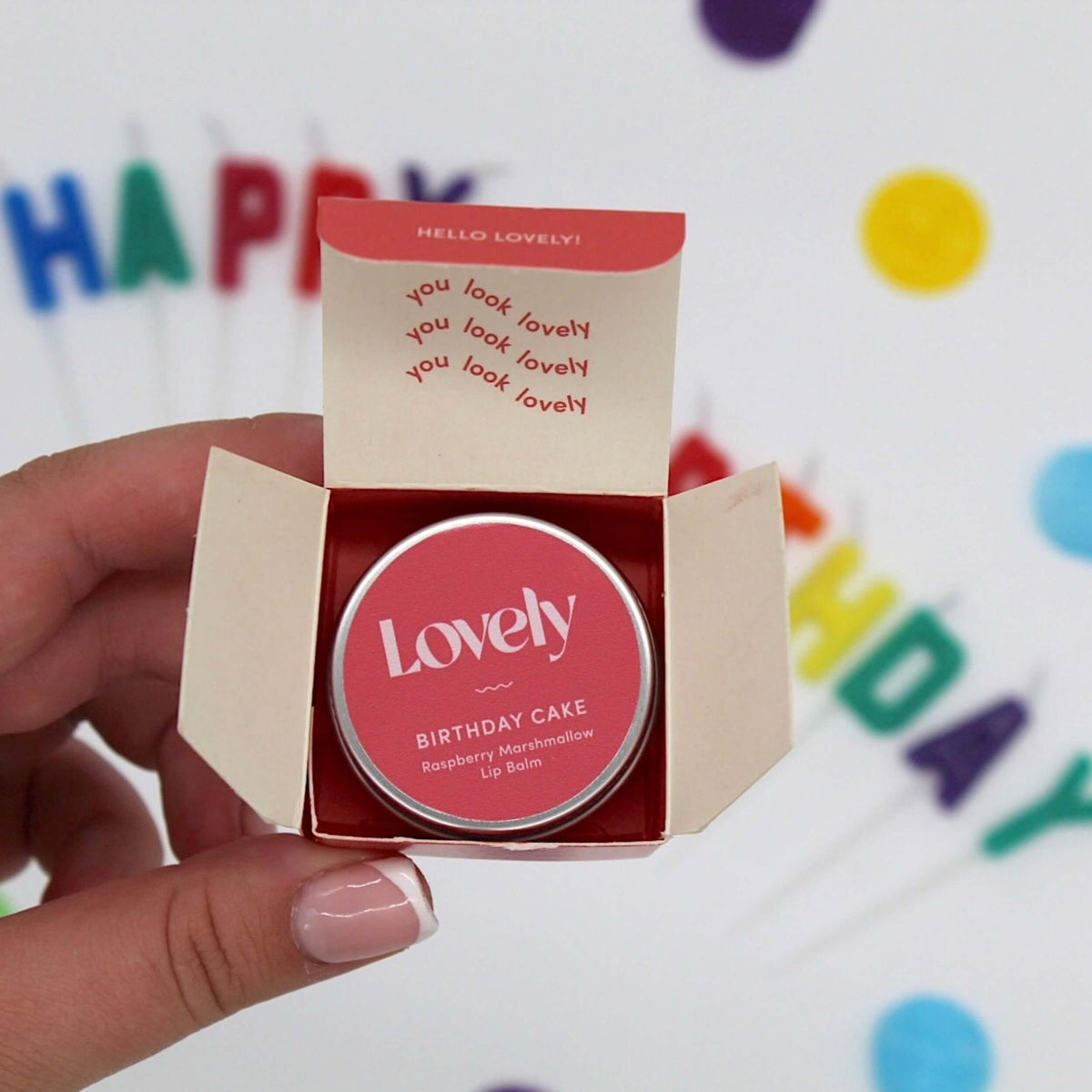 Birthday cake lip balm, Build your own gift box 