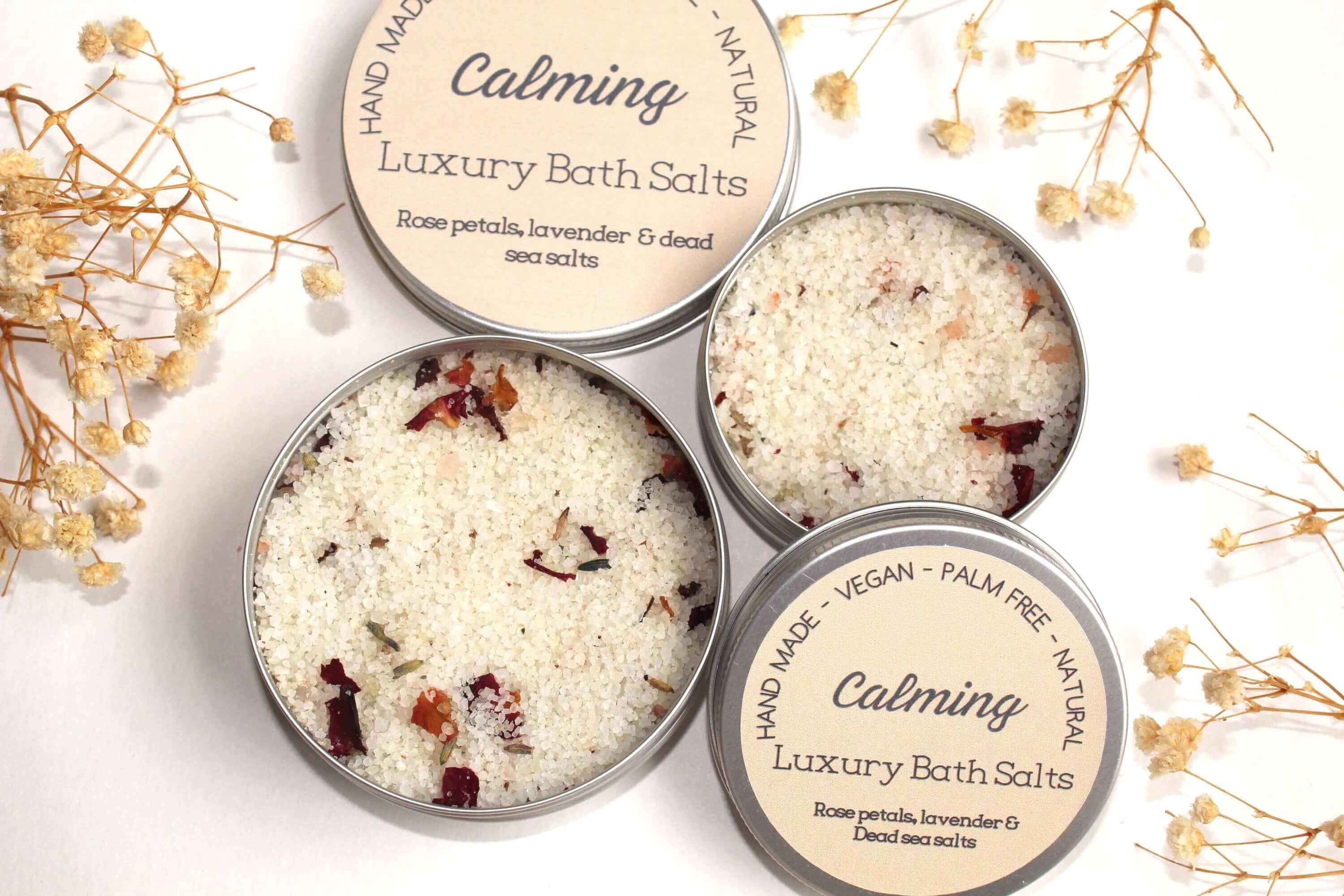 Calming luxury bath salts 