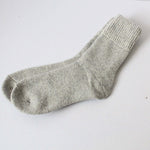 Cashmere thick grey socks 