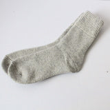 Cashmere thick grey socks 