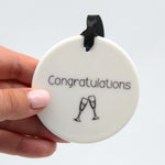 Congratulations ceramic keepsake build your own personalised gift box