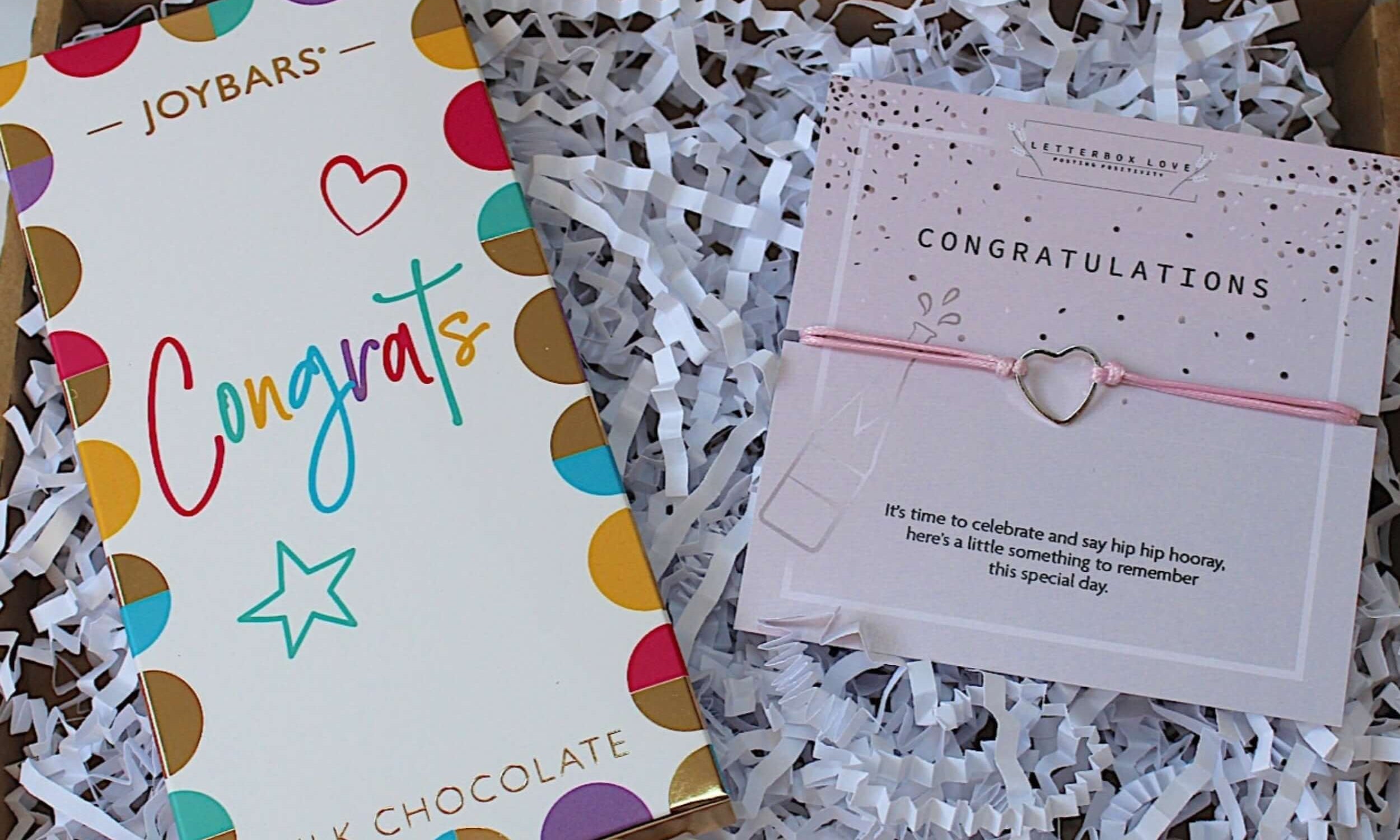 Congratulations letterbox gift for her 