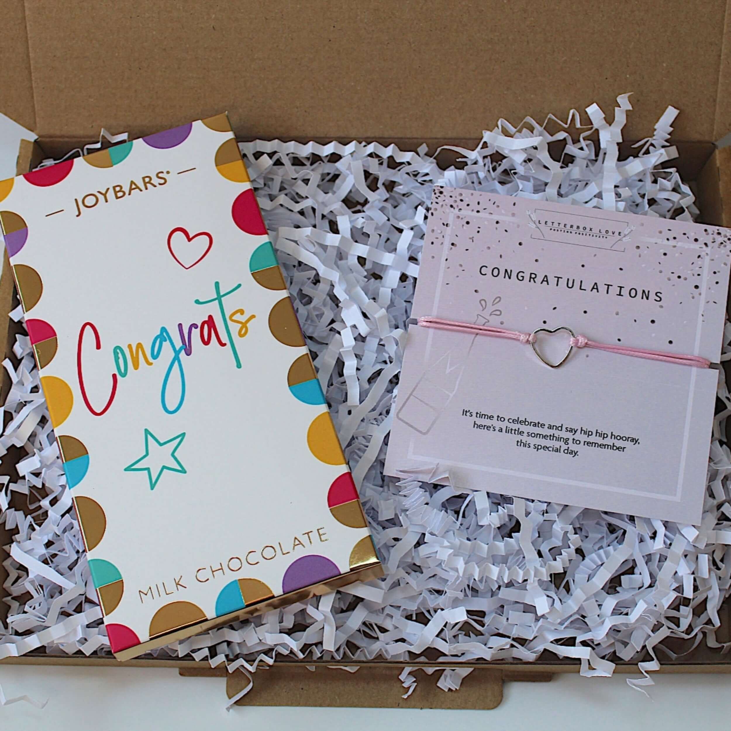 Congratulations letterbox gift for her 