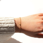 Gold 3 heart bracelet, build your own gift box for her, whatever the occasion. 