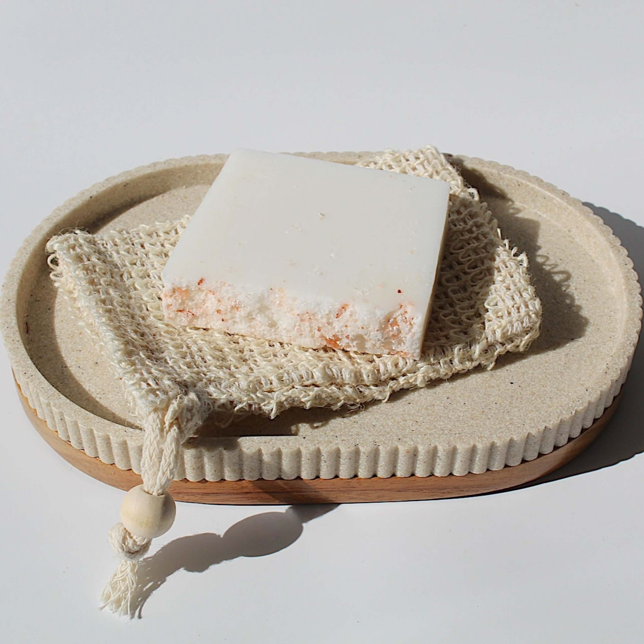 Himaylan cava soap and jute exfoliation soap bag - build your own gift box 