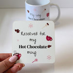Hot chocolate coaster 