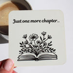 Just one more chapter coaster for the book lovers, build your own gift box to suit their unique personality 