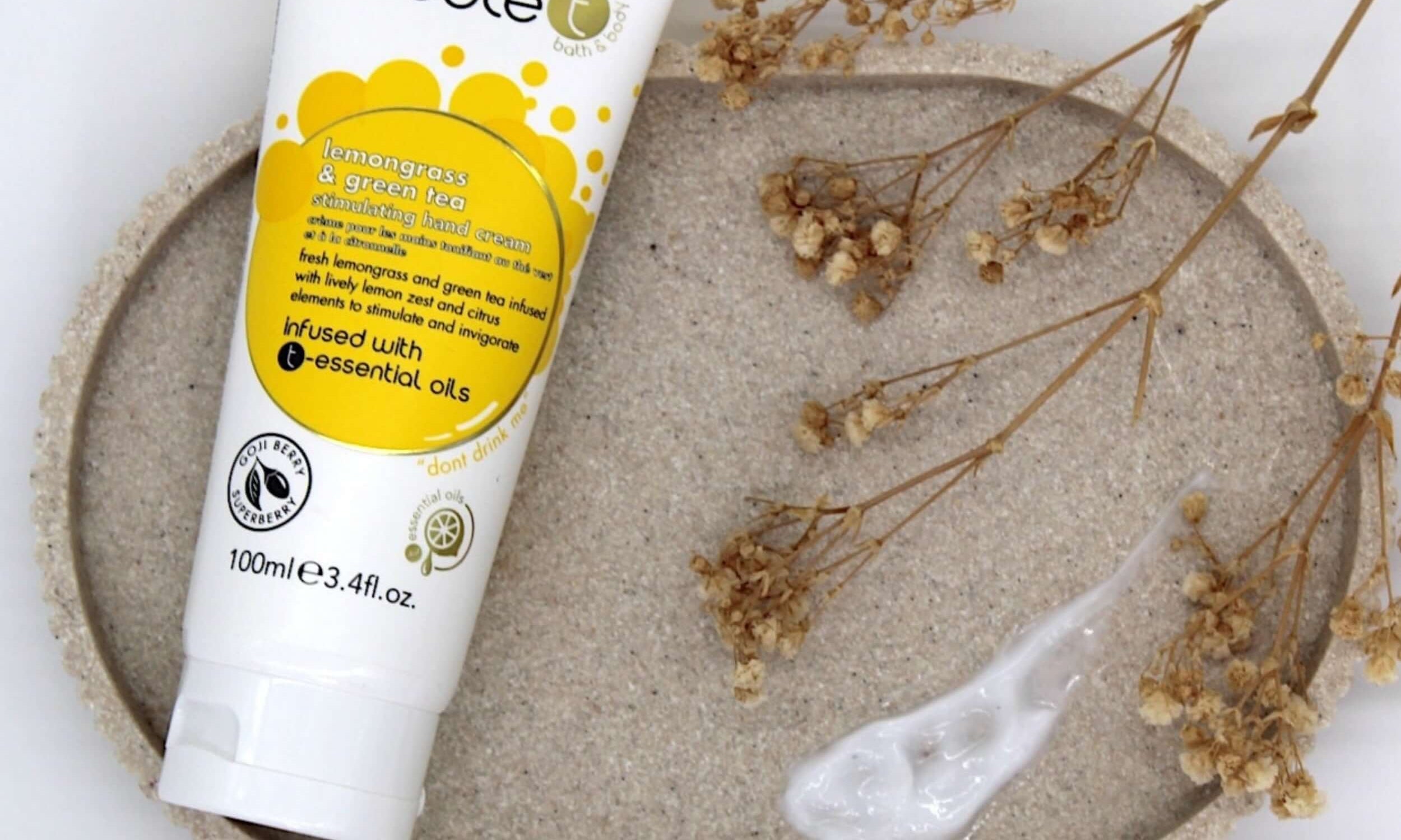Lemongrass and green tea hand cream, build your own gift box 