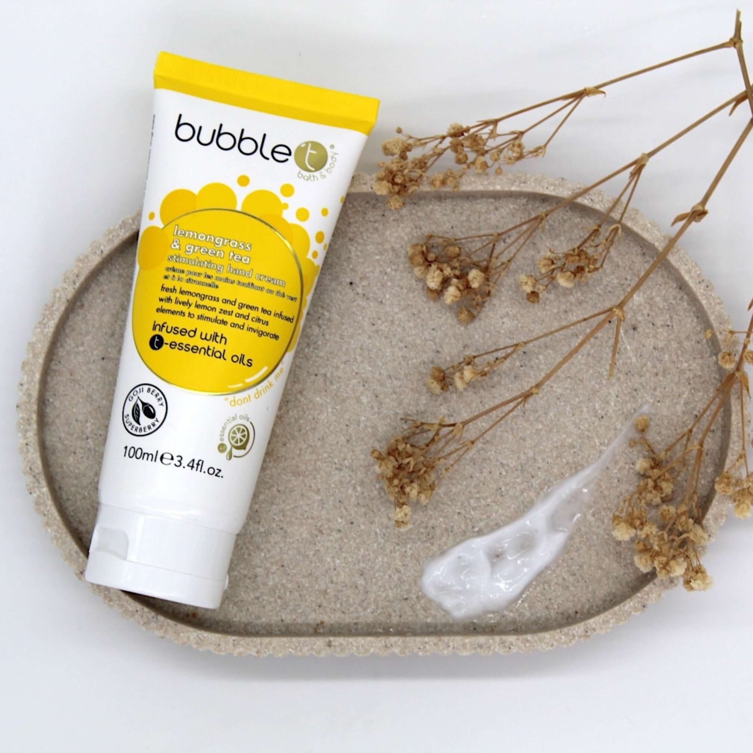 Lemongrass and green tea hand cream, build your own gift box 