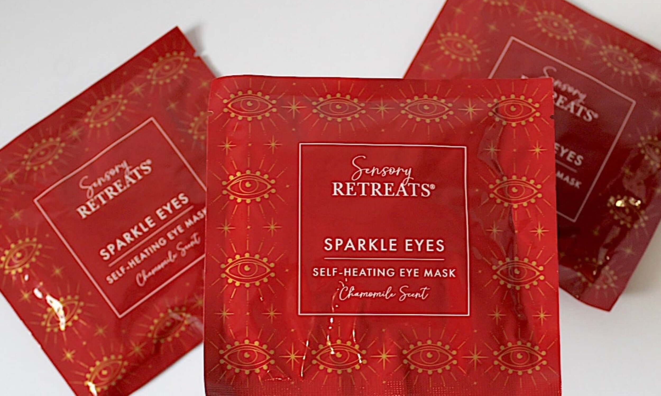 sensory retreat sparkle eyes self heated eye mask