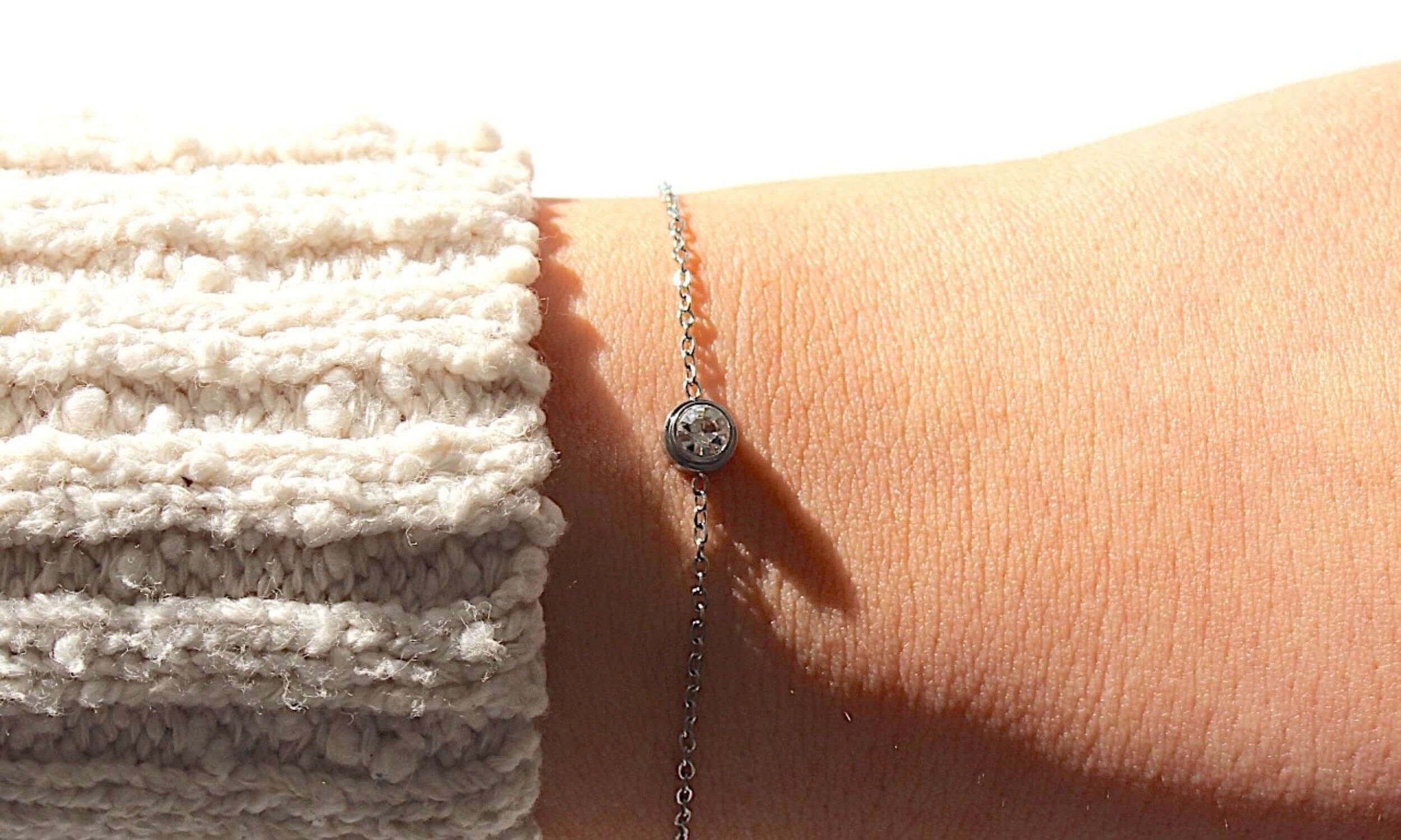 Silver adjustable bracelet, build your own gift box 