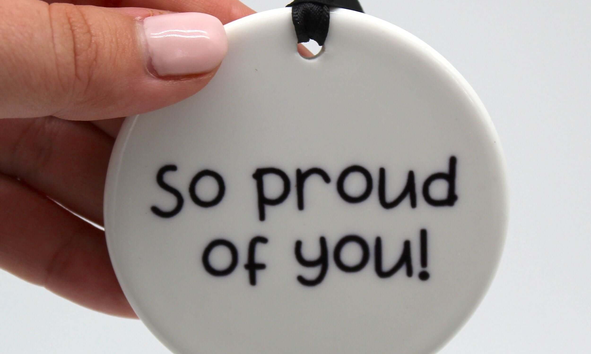 So Proud Of You Ceramic Keepsake - Build Your Own Gift Box