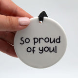 So Proud Of You Ceramic Keepsake - Build Your Own Gift Box
