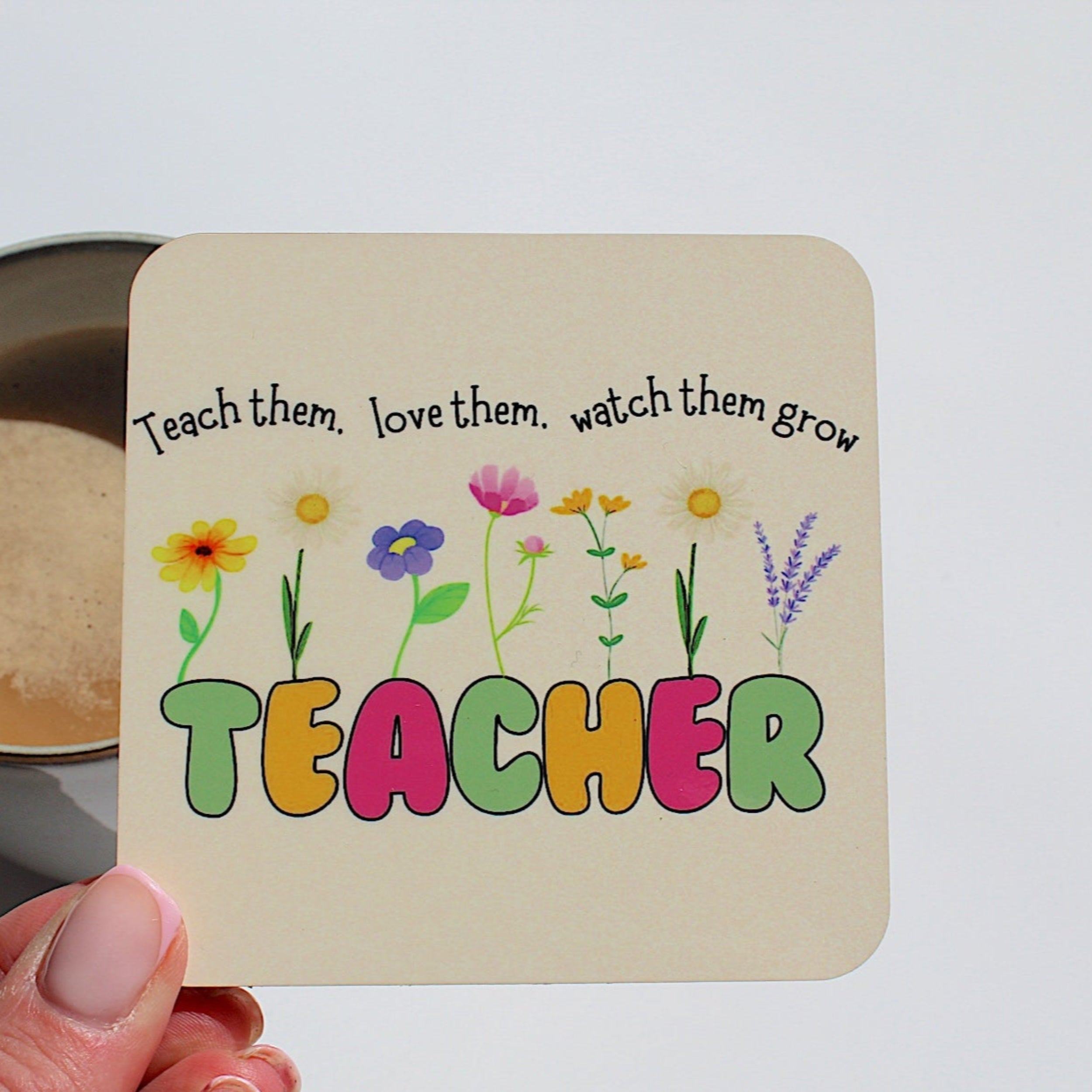 Teacher thank you coaster end of term gifting - build your own gift box 