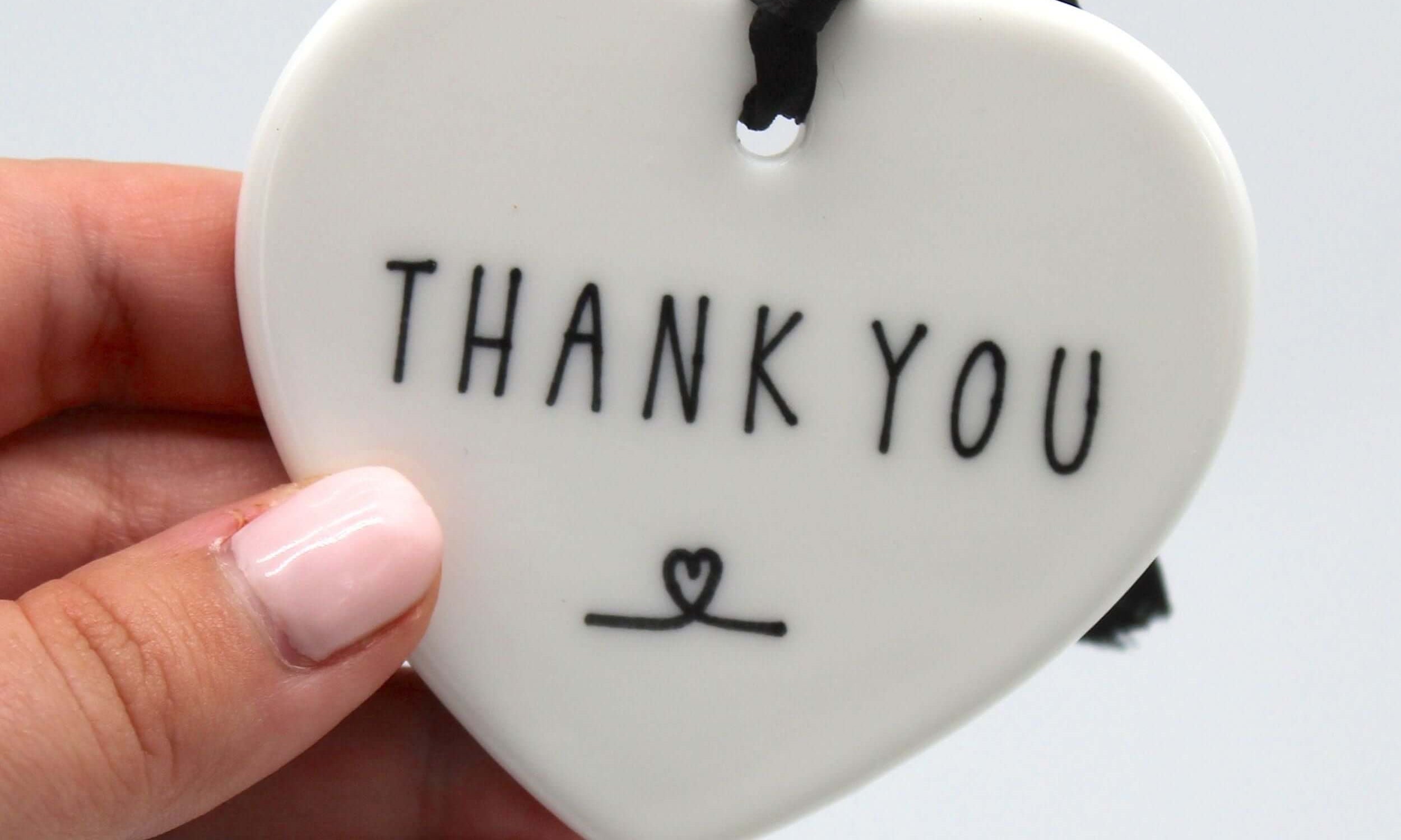 Thank You Ceramic Keepsake, Build Your Own Gift Box