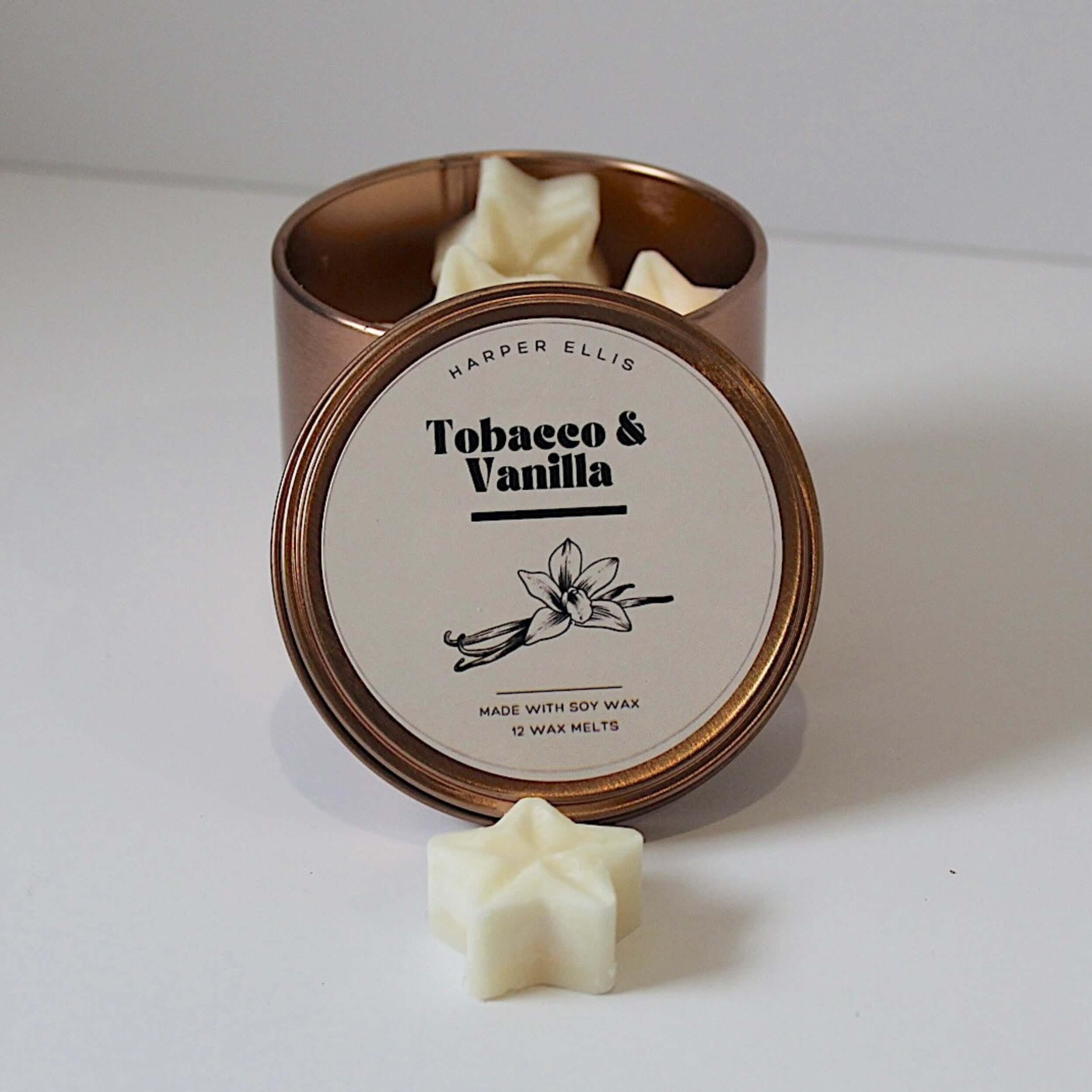 Tobacco and vanilla soy wax melts 
