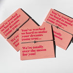You've worked so hard congratulations bracelet, build a gift box to celebrate their success. 