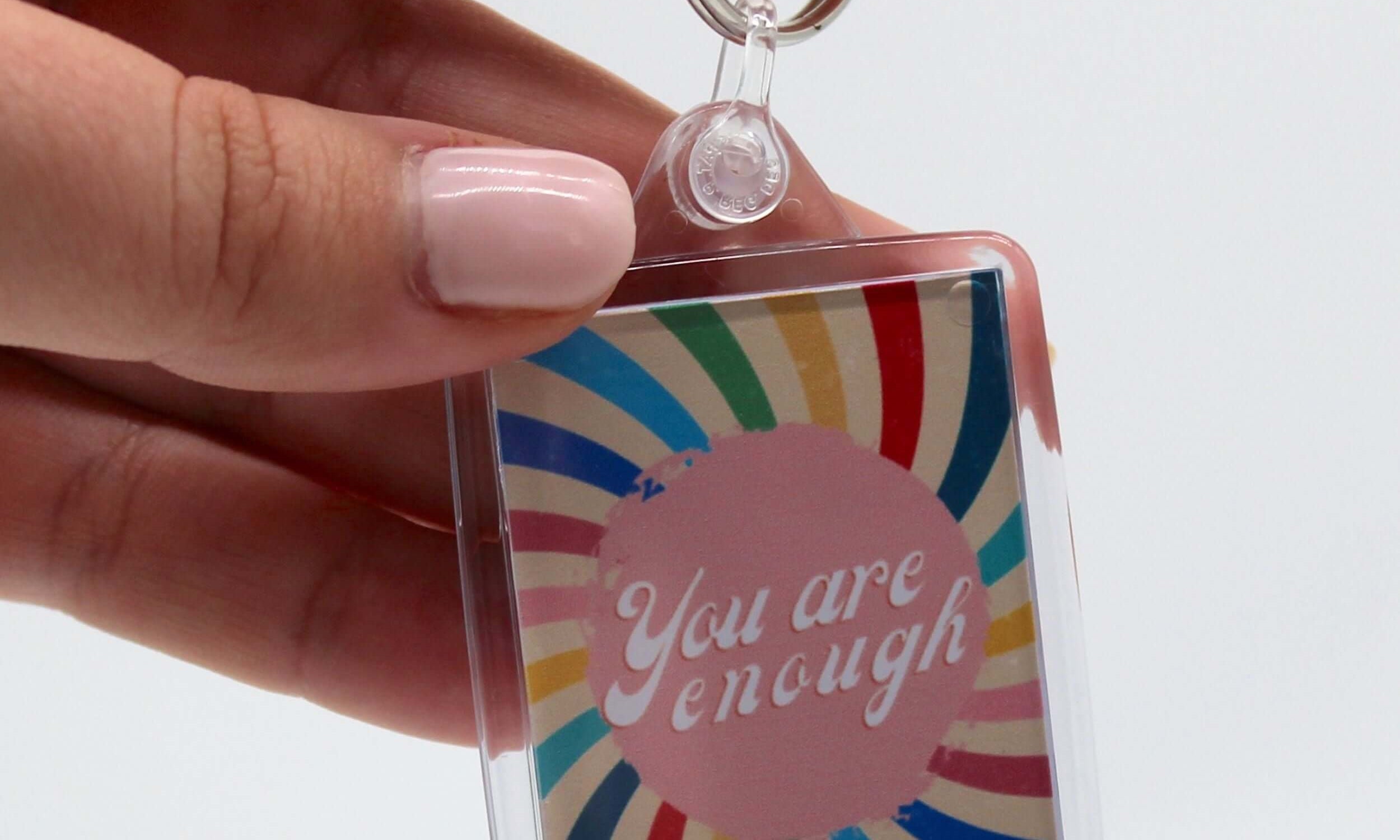 You Are Enough, Keyring build your own gift box